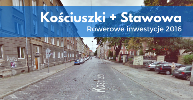 Kościuszki i Stawowa – trasy rowerowe 2016